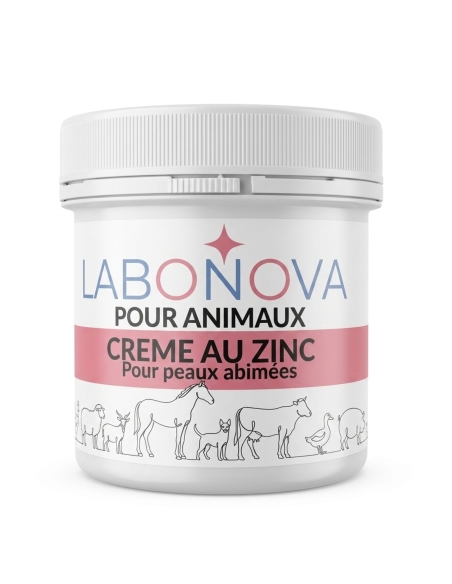 creme au zinc pour peaux abimées animaux, chevaux, âne