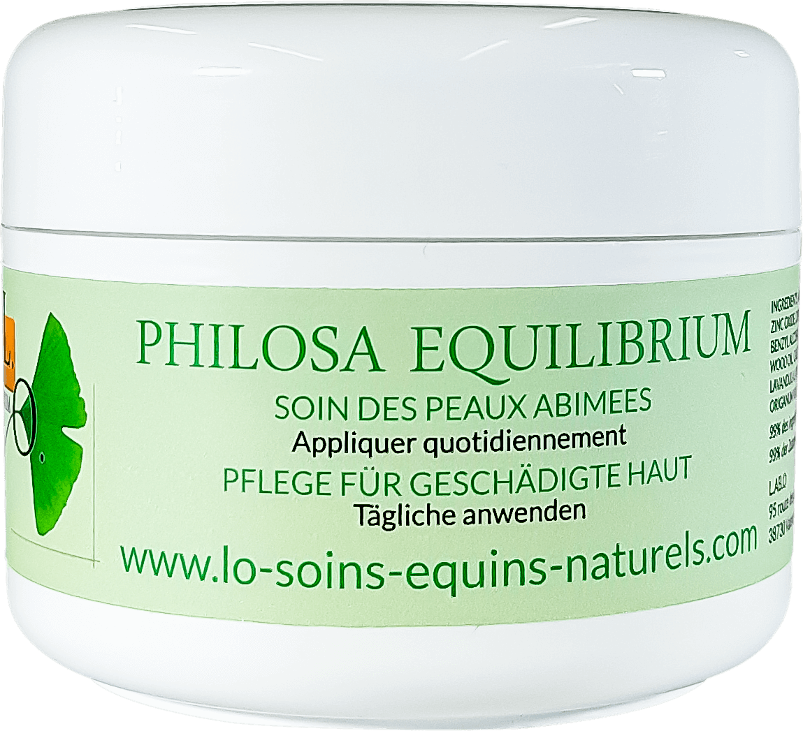 philosa equilibrium soins peaux abim&eacute;es cheval photosensibilisation