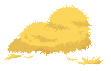 paille pourriture fourchette