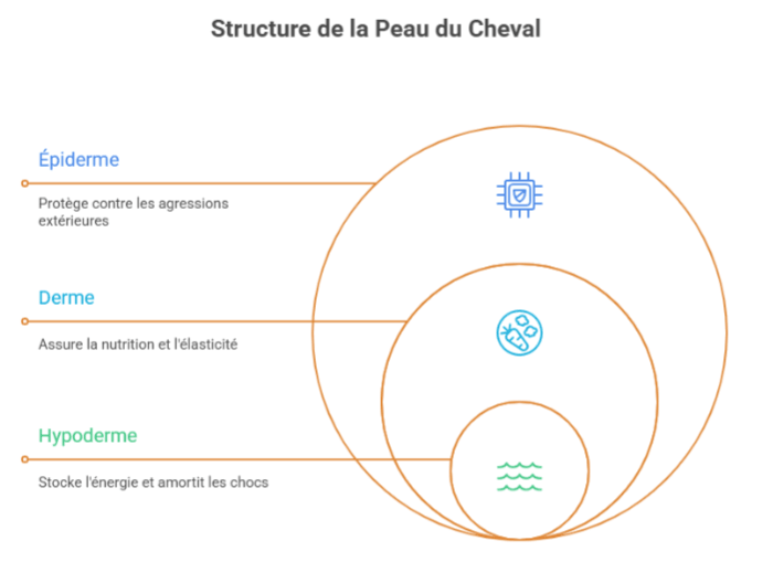 peau cheval derme &eacute;piderme energie