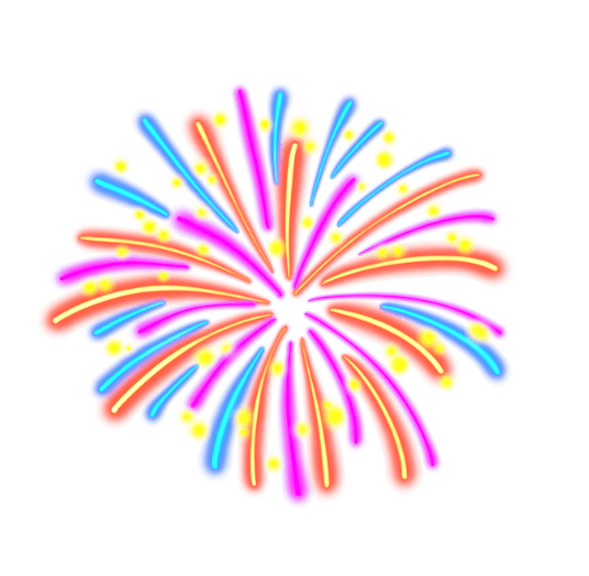 Feux d'artifices cheval 