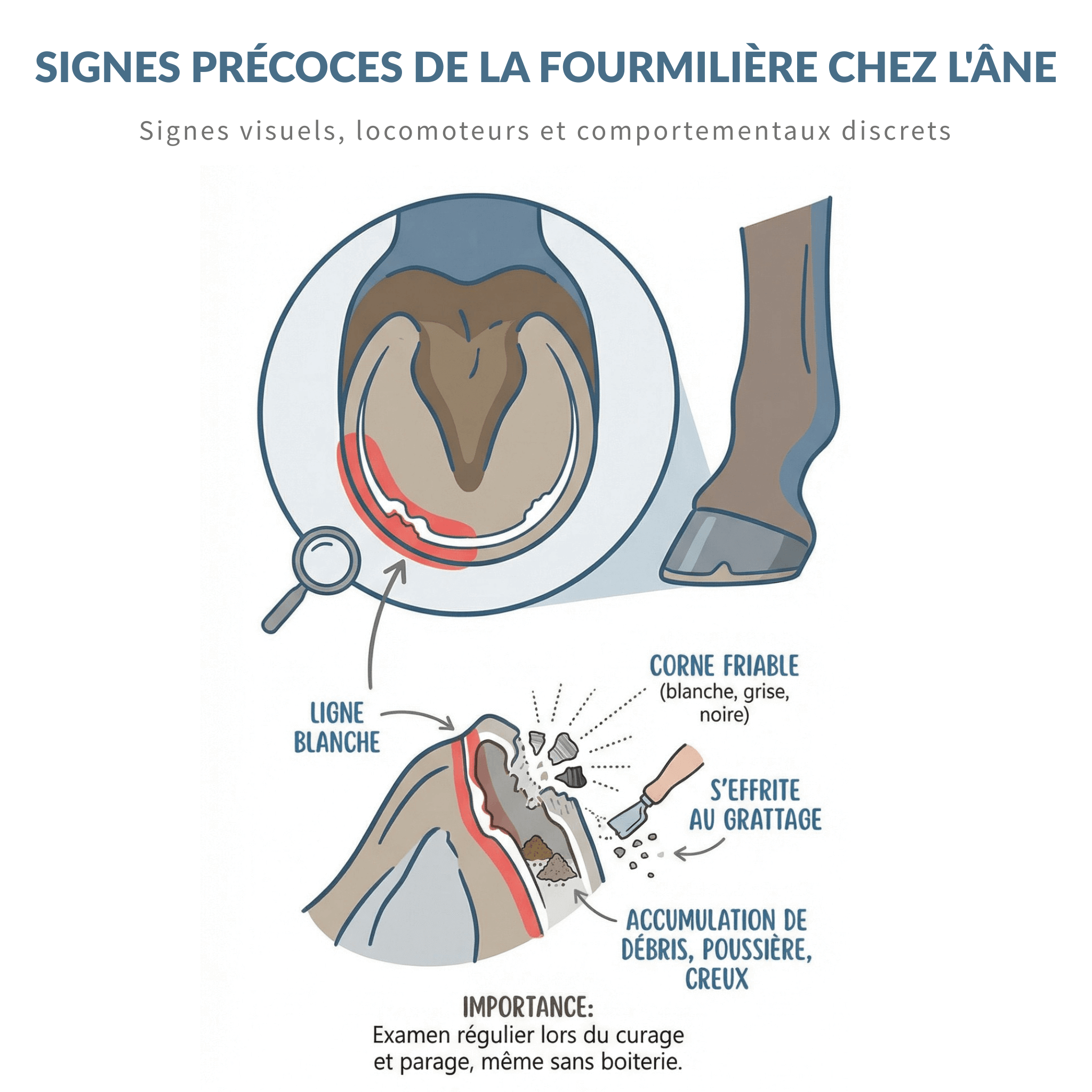 fourmili&egrave;re &acirc;ne signes pr&eacute;coces