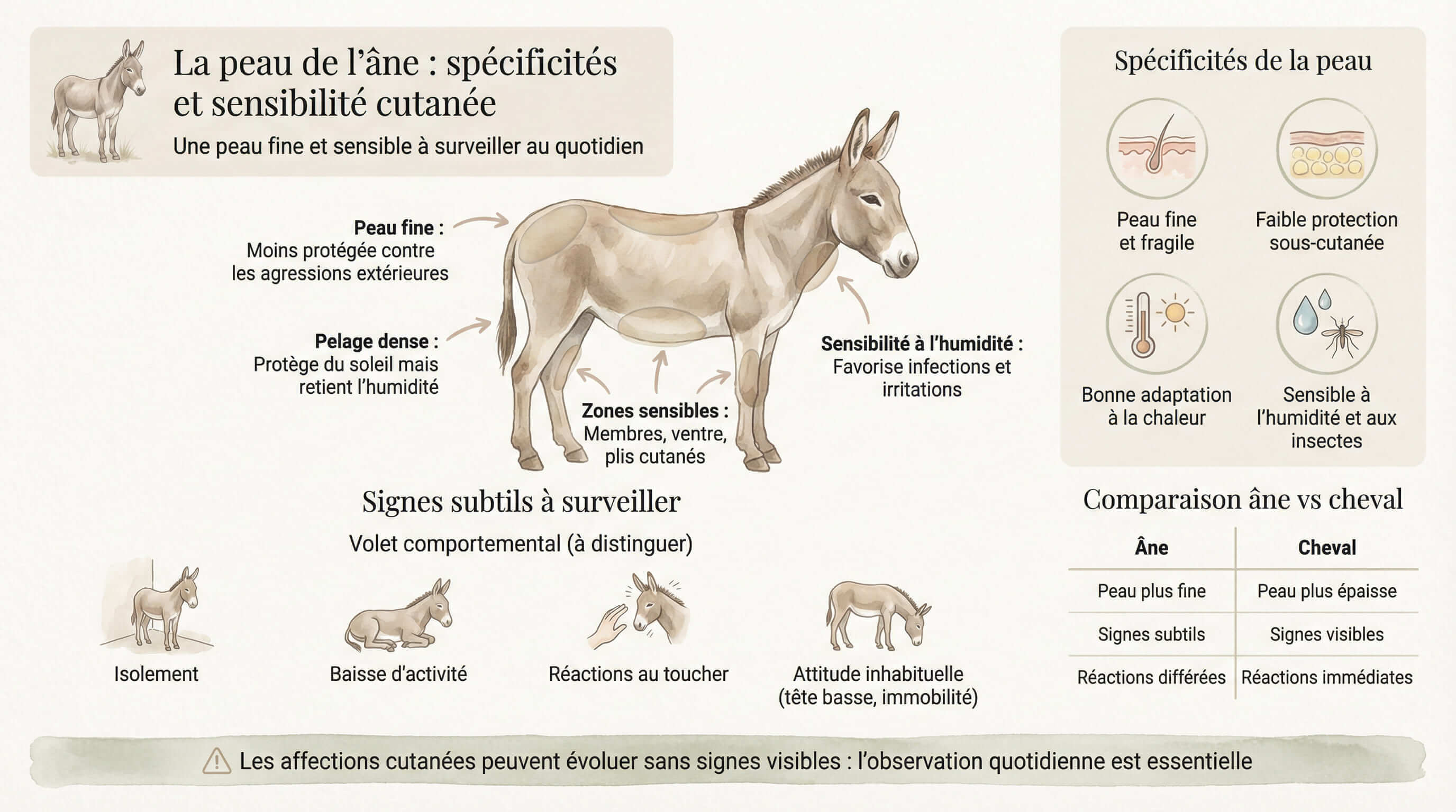 sp&eacute;cificit&eacute;s peau &acirc;ne